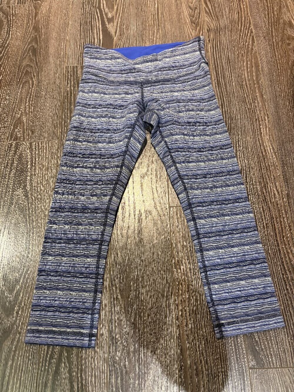 Lululemon Wunder Under Crop III Blue